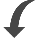 curve down arrow111